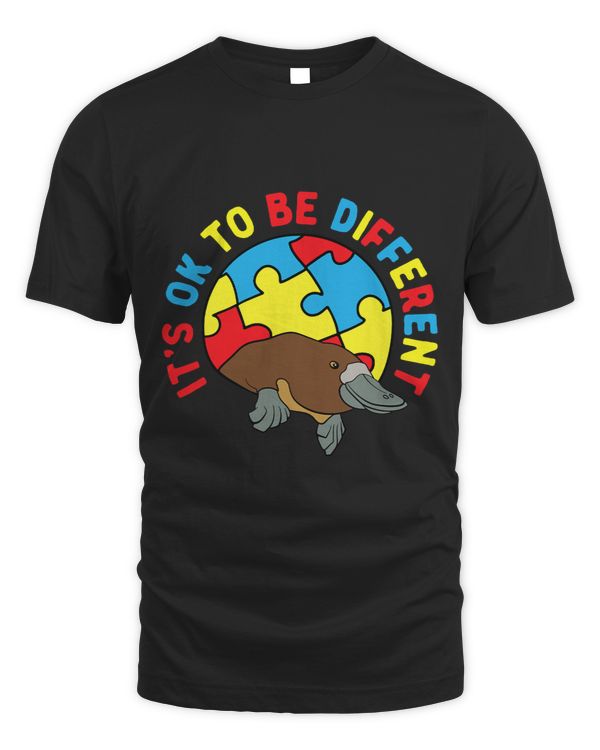 Autism Awareness Its OK To Be Different Platypus