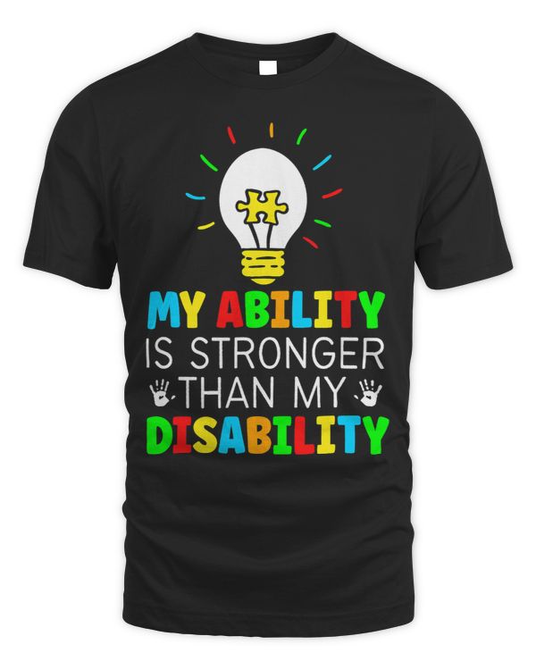 Autism Awareness Jewelry Flag My Ability Is Stronger