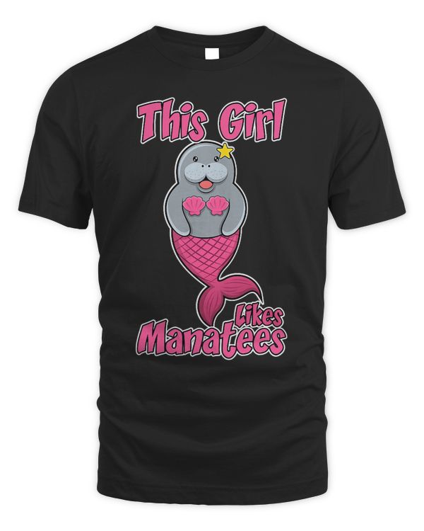 Girl Likes Manatees Cute Manatee Bikini Ocean