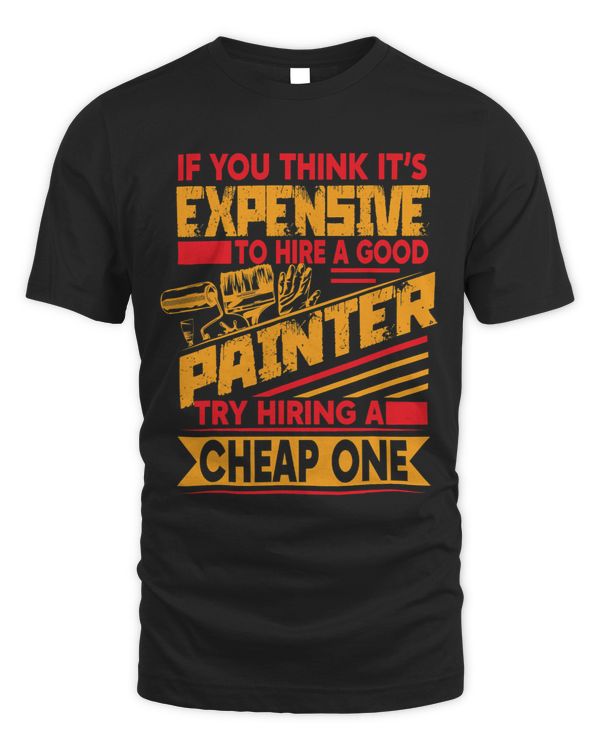 BACK PRINT 2Mens Womens Funny Painter Repair Worker