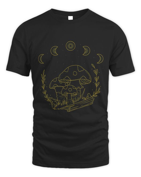 Goblincore Mushroom Cottagecore Moon Phases Mycology