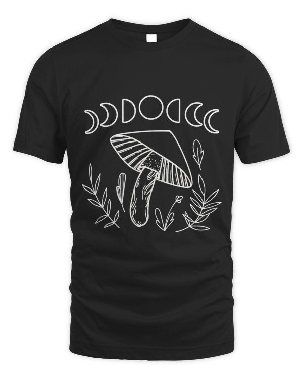 Goblincore Mushroom Moon Phases Cottagecore Fungi Aesthetic