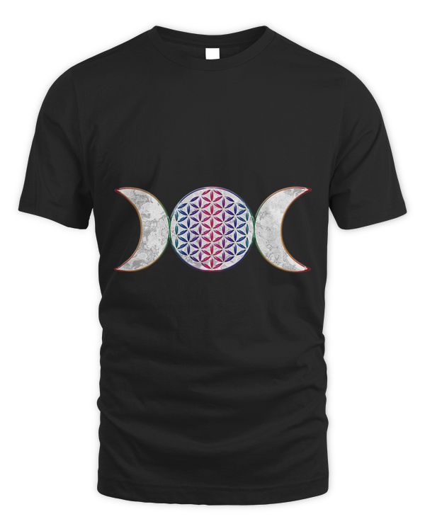 Goddess Triple Moon Flower Of Life 2 Fan Fun
