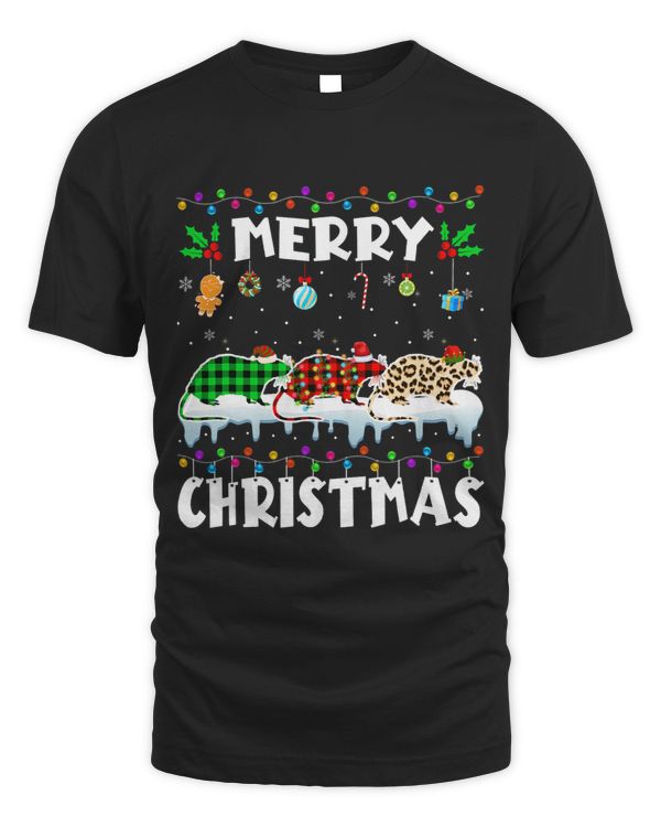 Cute Rat Merry Christmas Animals Lover Xmas Lights