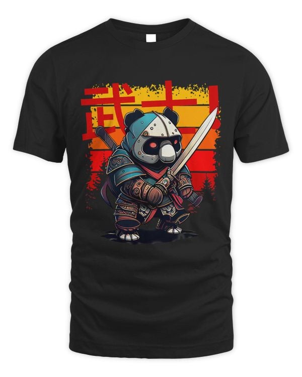 Elevate Japanese Art Samurai Panda.
