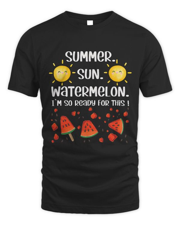 Funny Summer Vacation For Family Summer Sun Watermelon