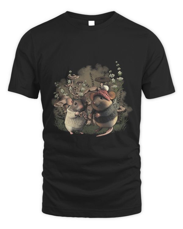 Cottagecore Floral Mouse Aesthetic Mushroom Vintage Rat