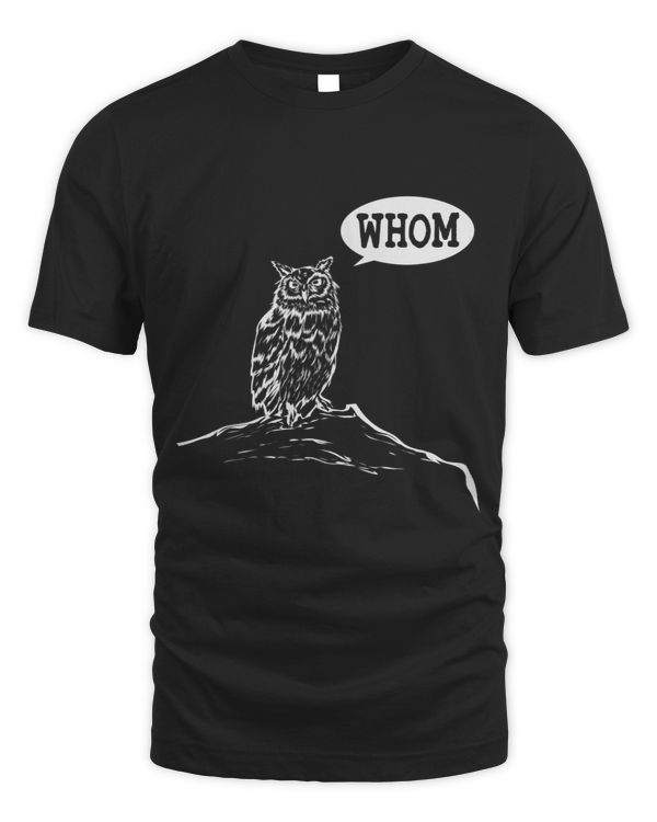 Funny Whom Owl Grammar English Teacher