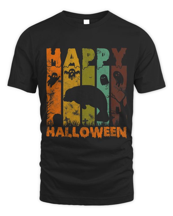 Group Pajamas Matching Halloween Costume Retro Manatee