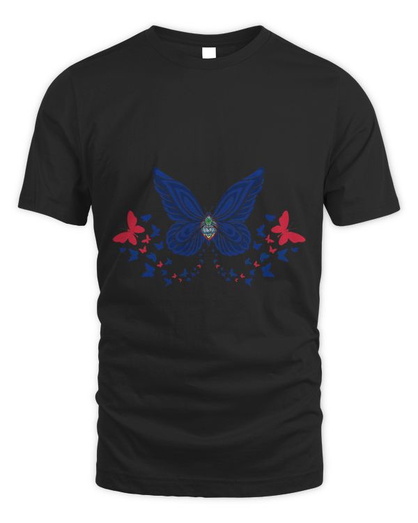 Guamanian Guam Guamanian Flag Butterflies 1