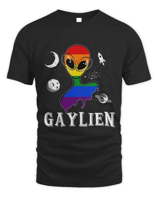 Gaylien Alien Outer Space UFO LGBTQ Gay Lesbian Awareness