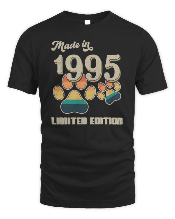 1995 - Dog paw print vintage