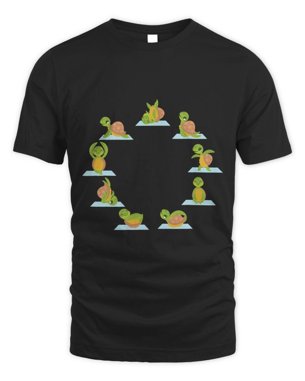 KV9 Turtle Yoga Turtle Yoga Meditation Funny Cute