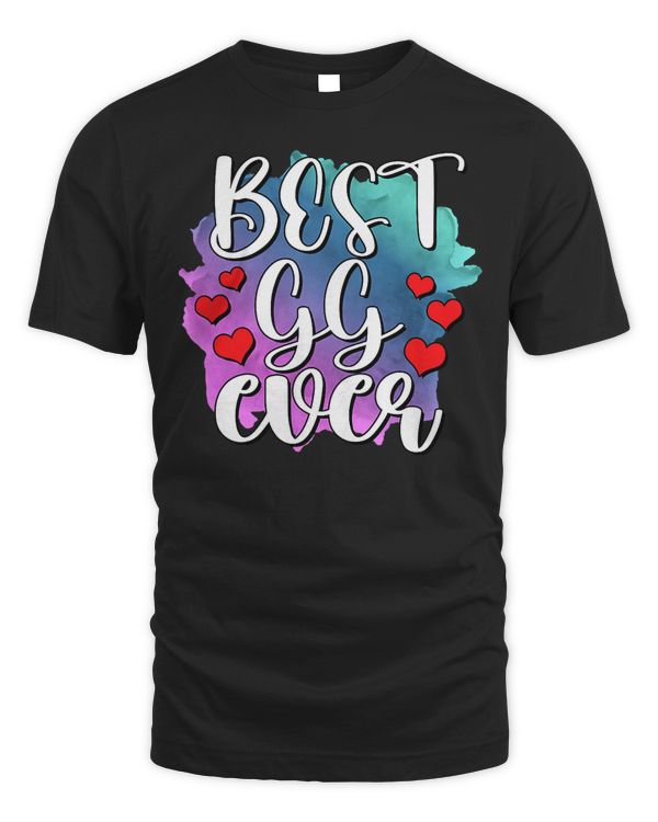 Womens Womens Best GG Ever Heart Mother's Day Awesome Cute Cool T-Shirt