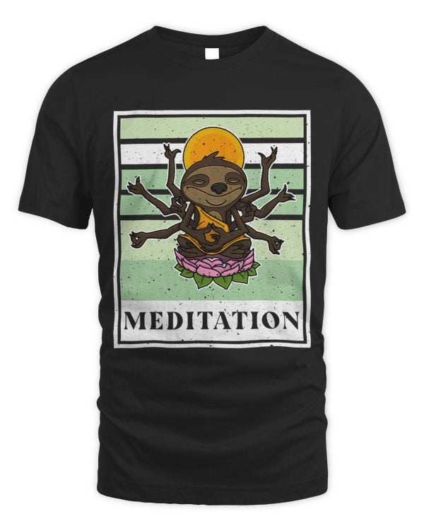 Sloth peace meditation workout gym Hinduism Ohmmm Buddha