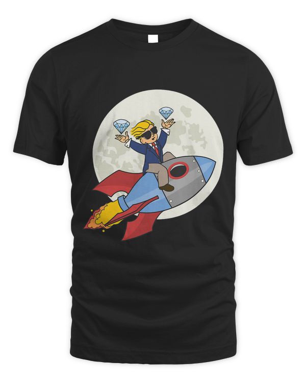 To the Moon Rocket Hands Wallstreet Stonks Day Trader Gift