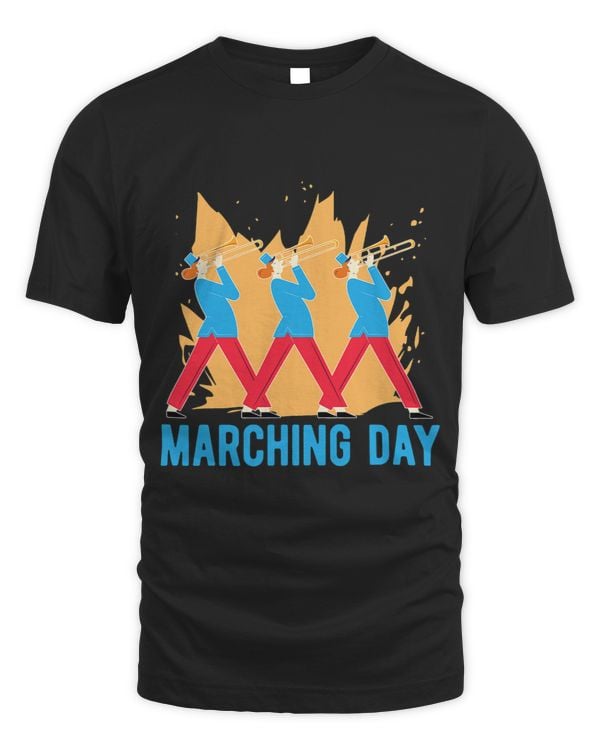 Trombone Lover Trombonist Brass Marching Band Trombone Marching Day
