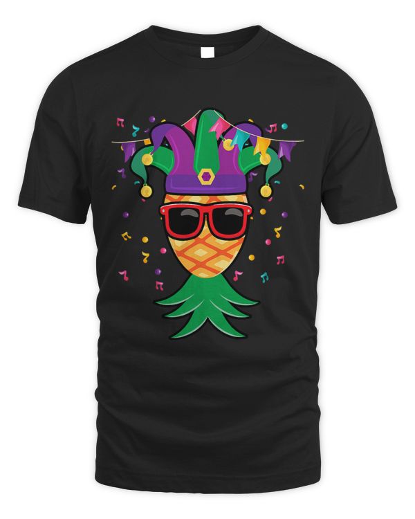 Upside Down Pineapple Mask Mardi Gras Carnival Parade Party