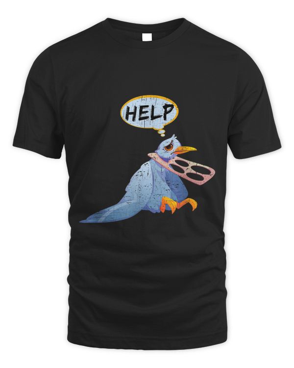 Seagull Lover No plastic in the sea seagull pigeon bird calls for help