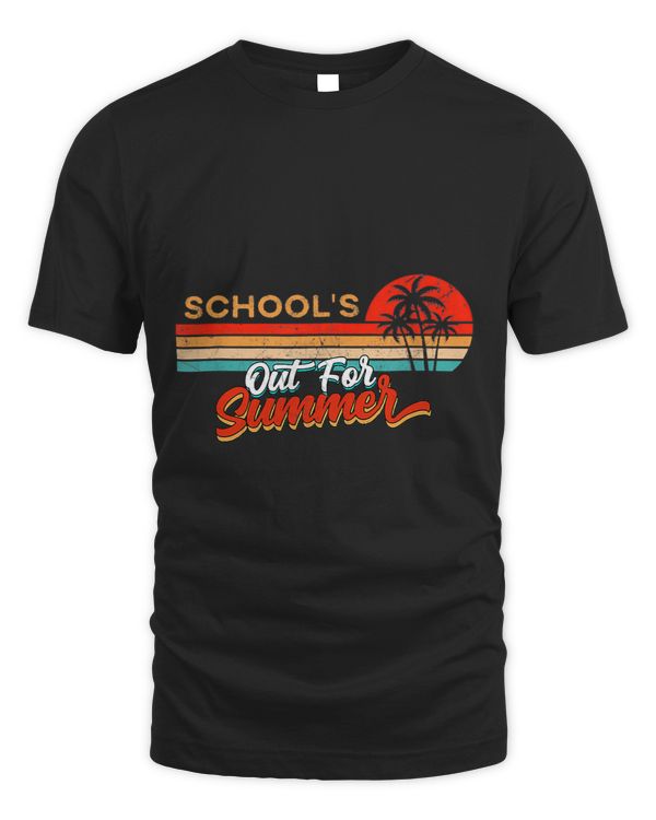 Teacher Job Cute Last Day Of School Schools Out For Summer Teacher Retro 2 2