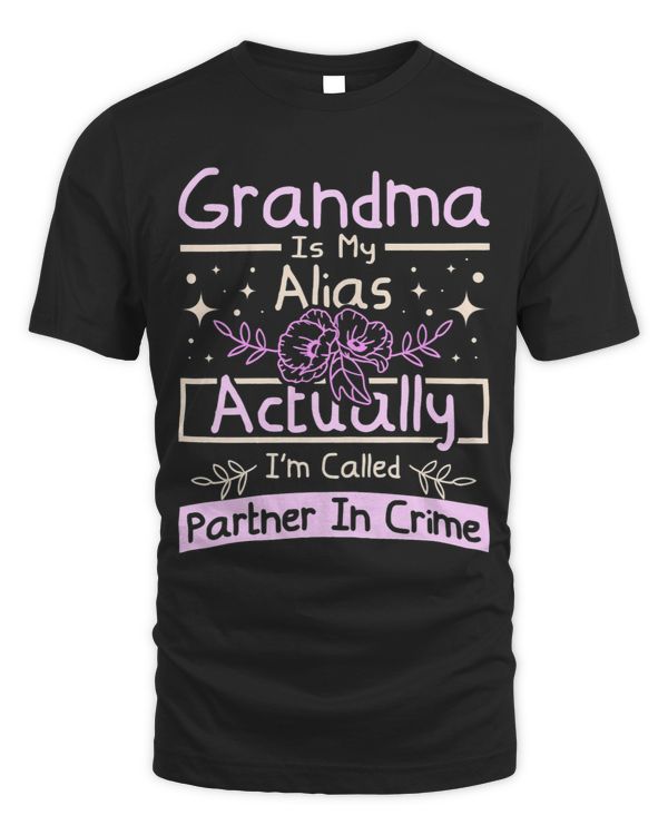Womens Grandma partner in crime