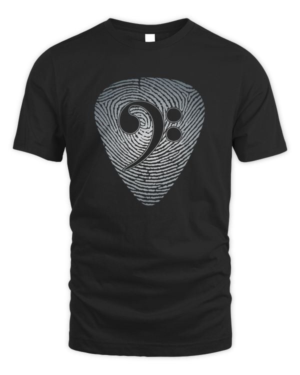 Bass Guitar Pick Fingerprints