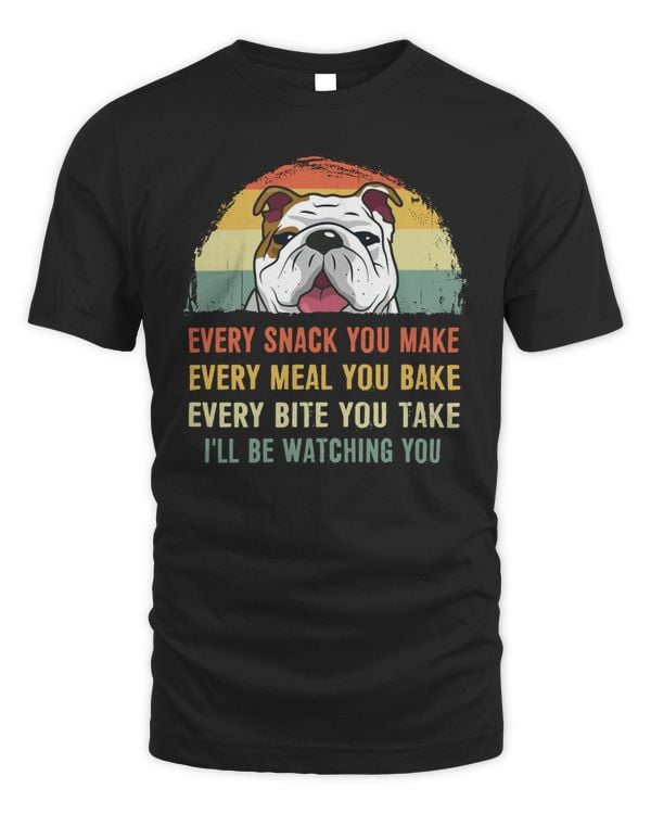 English Bulldog Be Watching You