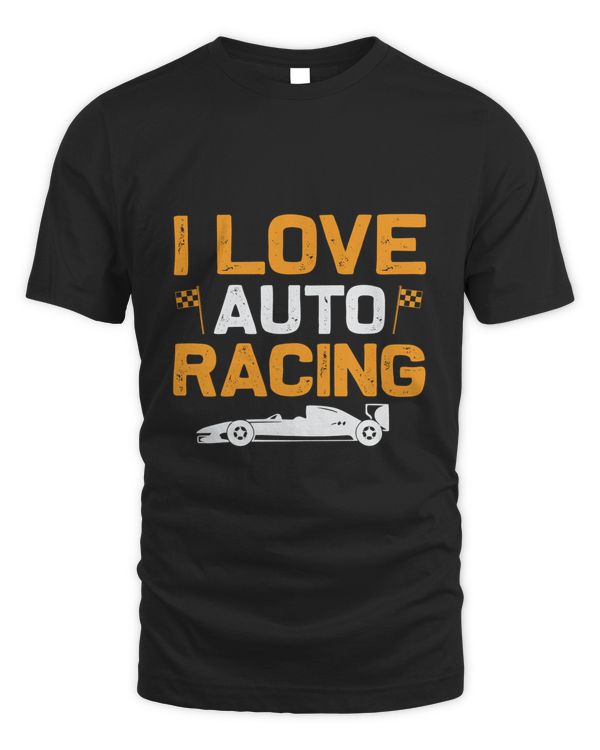 I love Racing Shirt, Mechanic Shirt, Car Racer Gift, Auto Racing Shirt, Racing T-Shirt, Race Car Shirt, Car Racer Shirt