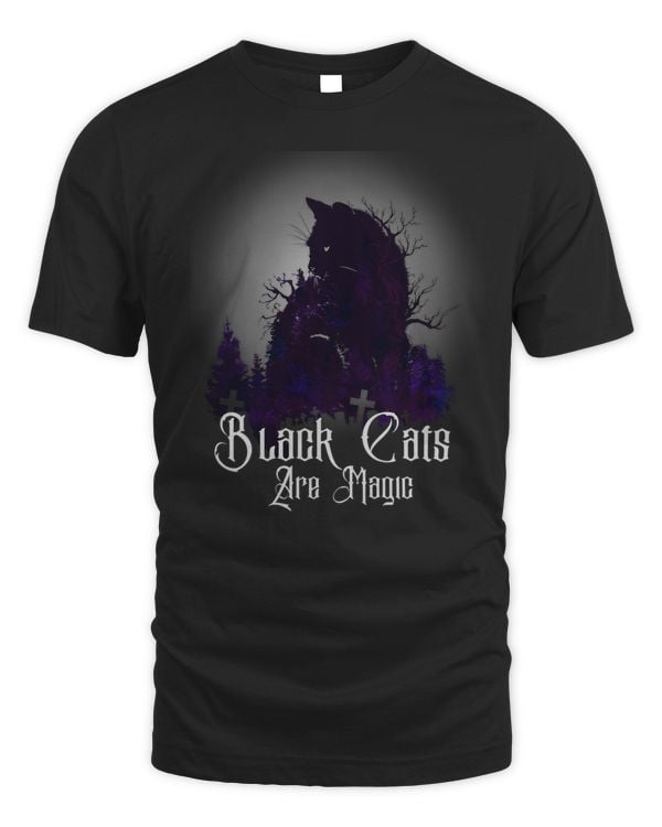 Black Cats Are Magic Appreciation Day Cute Kitty