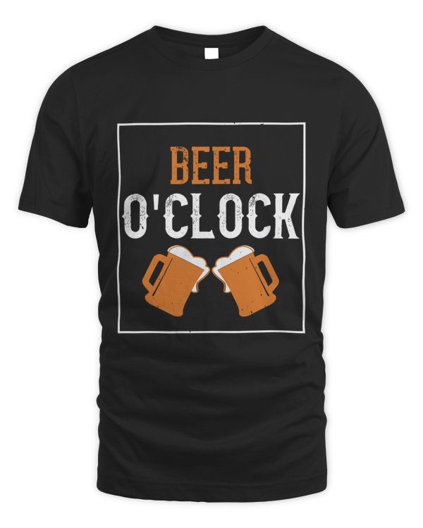 Beer O_clock Beer Shirt For Beer Lover With Free Shipping, Great Gift For Fathers Day