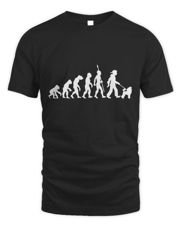 Poodle Evolution Dog Lover Long Sleeve T-Shirt