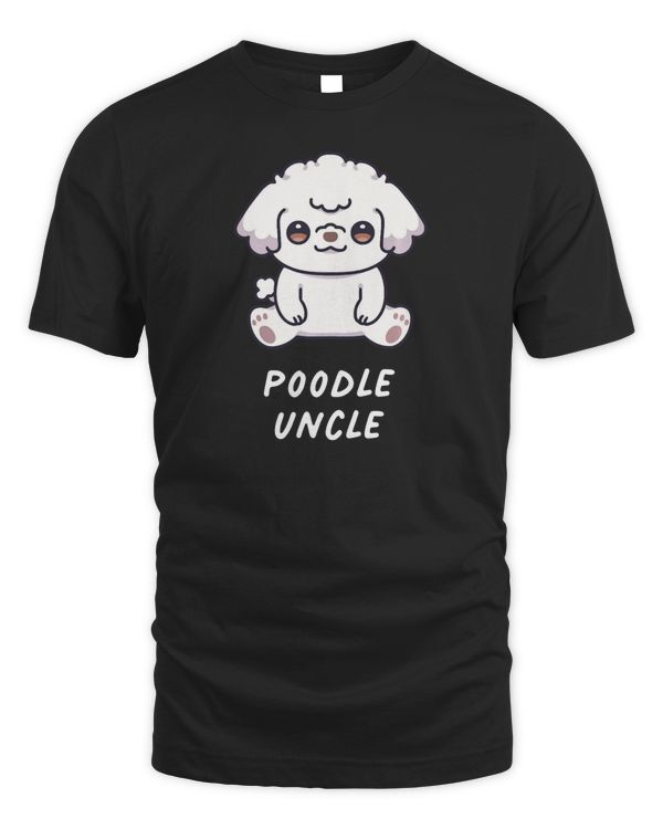 Poodle Uncle Funny Kawaii Anime Dog Lover Owner Family Sweatshirt
