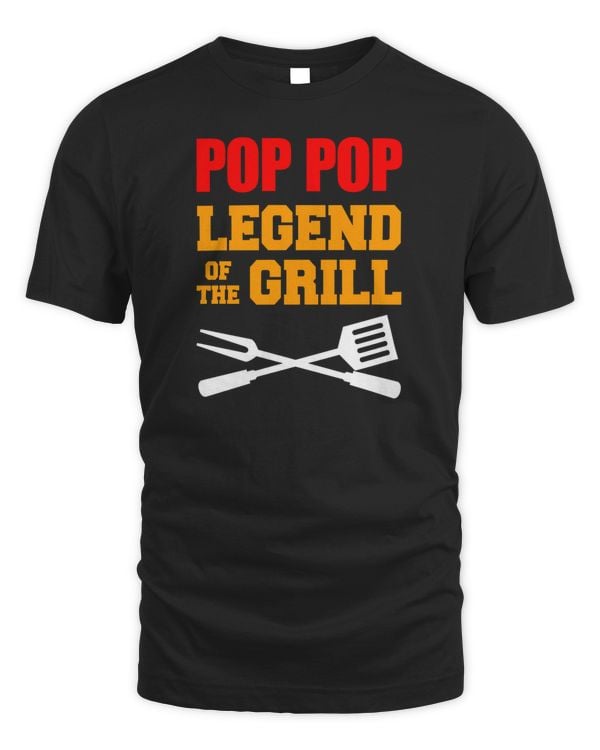 Pop Pop Legend Of The Grill Funny Grilling Sweatshirt