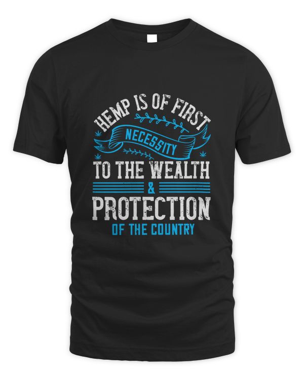 Hemp Is Of First, Funny Weed Shirt - Retro Stoner Tee - Cannabis Shirt - Marijuana Tee - 420 Shirt - Gift For Stoner!