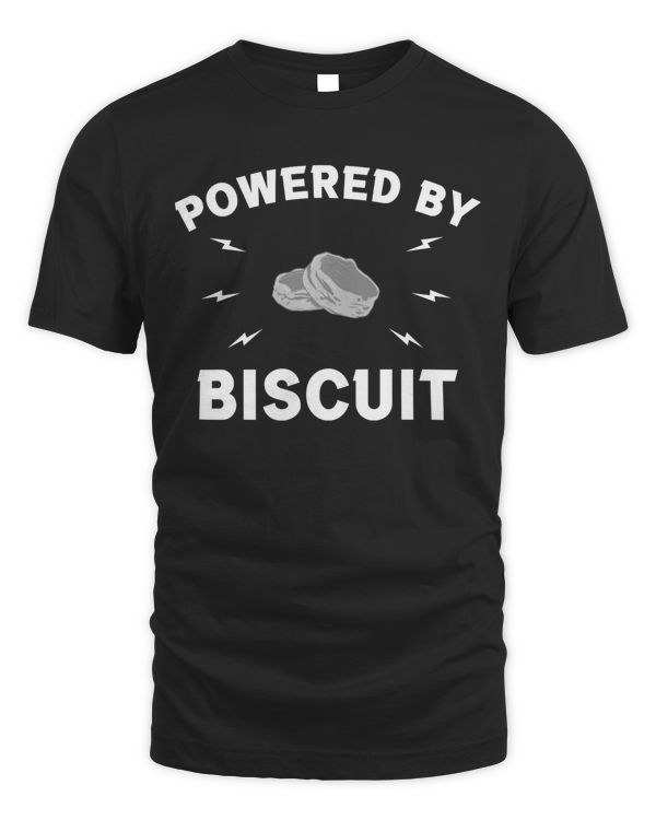 Powered By Biscuit Foodie Cracker Food Lover Wafer Workout Sweatshirt