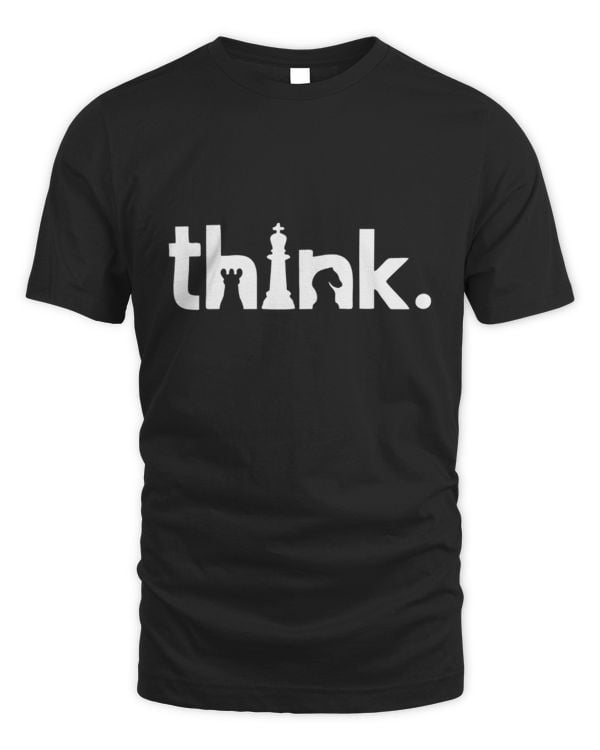 Think T Shirt, Think Chess SweatShirt, Chess Hoodie, Matching Chess Player Gift, Chess SweatShirt, Chess Gifts, Gambit Hoodie