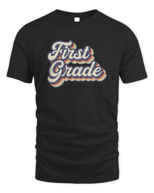 First Grade Teacher Retro Vintage 1st Grade Teacher Team