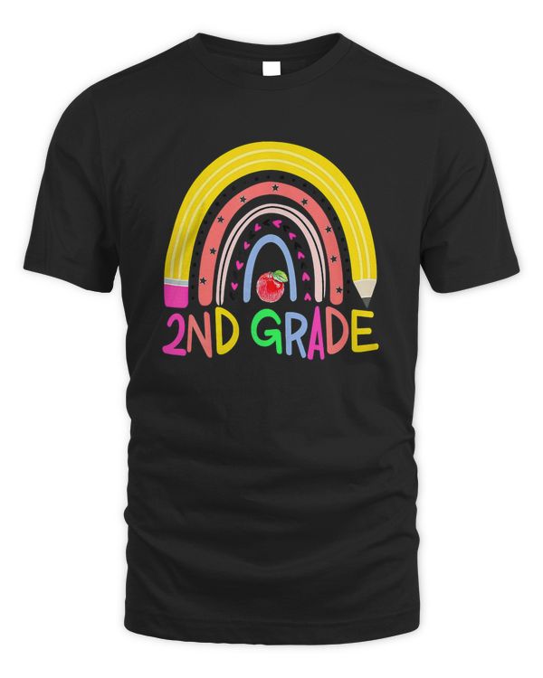 2nd Grade Rainbow Back To School Teachers Students Kids