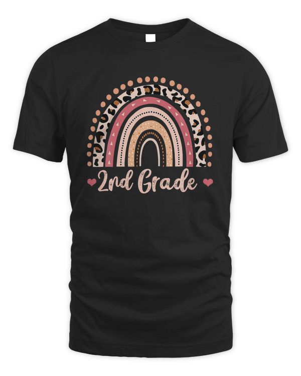 2nd Grade Teacher Funny Rainbow Lover Back To School