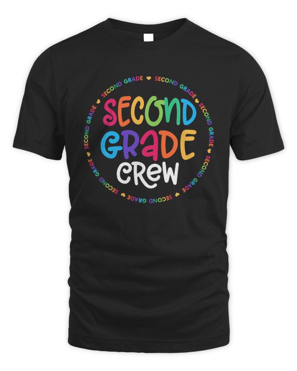 Second Grade Crew tshirt 2nd Grade Back To School Teacher