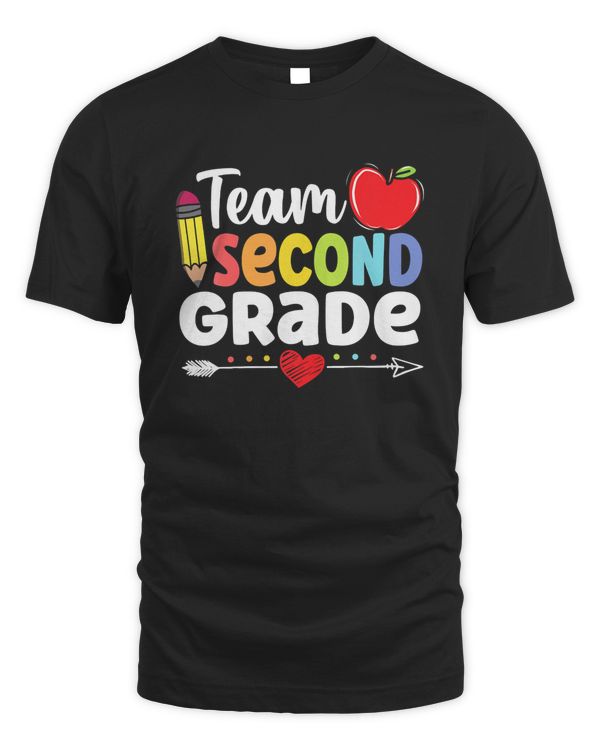 Team Second Grade Hello 2nd Grade Back To School Funny