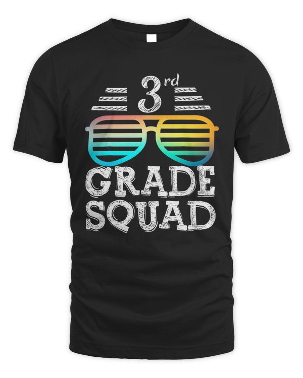 Cool 3rd Grade Squad Team Back To School Graduation Teacher