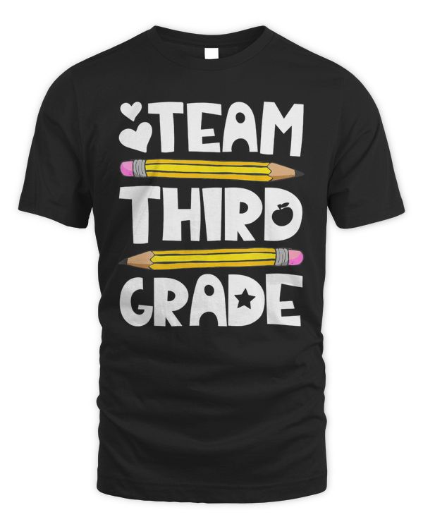 Team Third Grade Funny 3rd Back To School Teacher Student