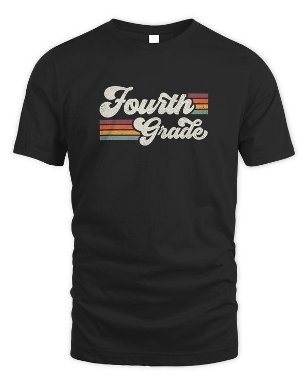 Retro Fourth Grade Teacher Back To School