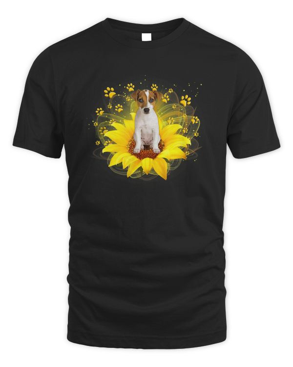 Jack Russell Terrier Sunshine Dog Love-r Dad Mom, Girl Funny T-Shirt