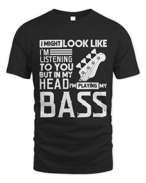 Bass Player Shirt Men Gift for Bass Guitar Player Bassist T-Shirt