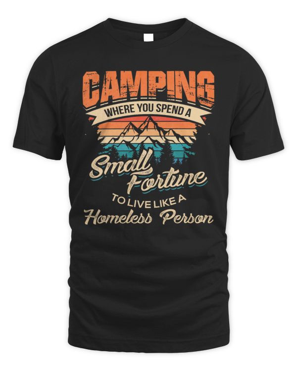 Camping like a homeless