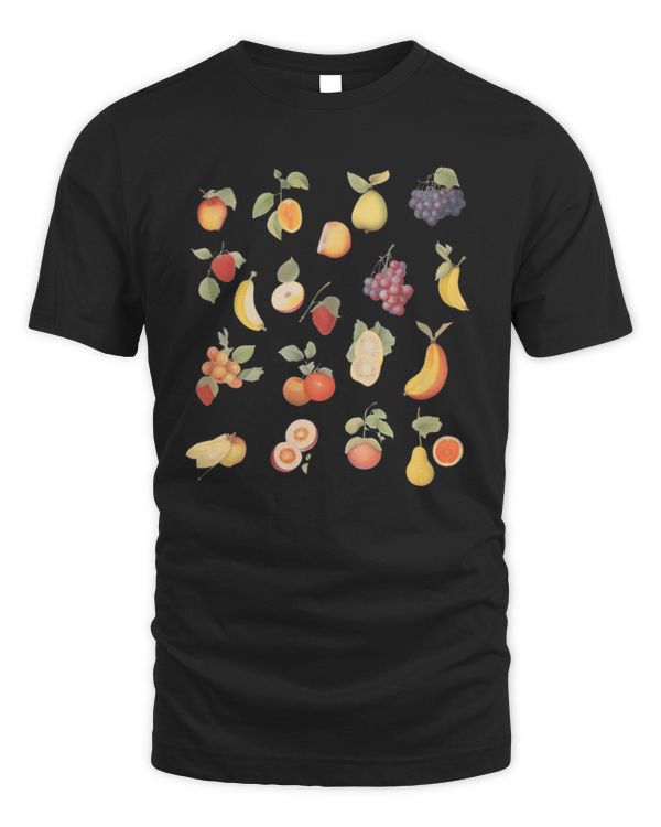 Vintage Fruit T-Shirt, Aesthetic T-Shirt For Women, Trendy Crewneck Vintage Shirt, Graphic Fruit Shirt, Cottagecore Shirt