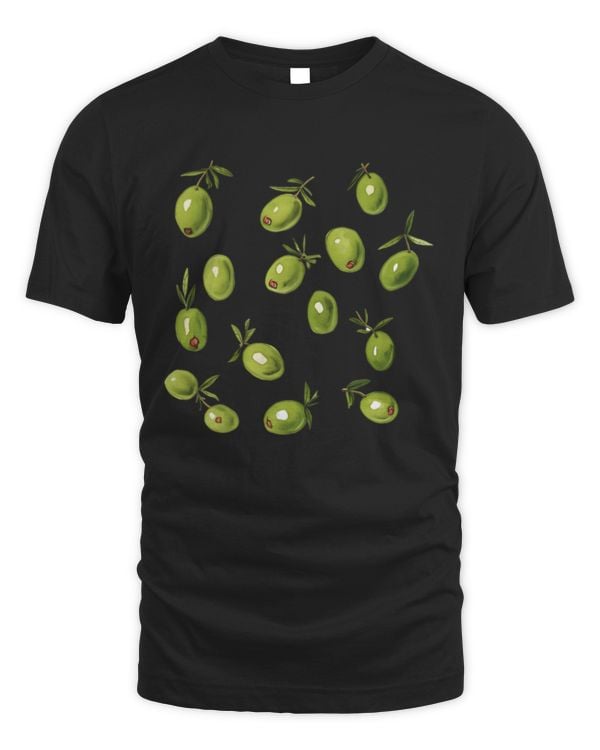 Vintage Olives T-Shirt, Gift For Her, Women's Graphic T-Shirt, Fruit T-Shirt, Vintage Graphic Olives Shirt, Aesthetic Tee For Women, Trendy Shirt For Women