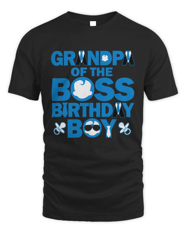 Grandpa Of The Boss Birthday Boy
